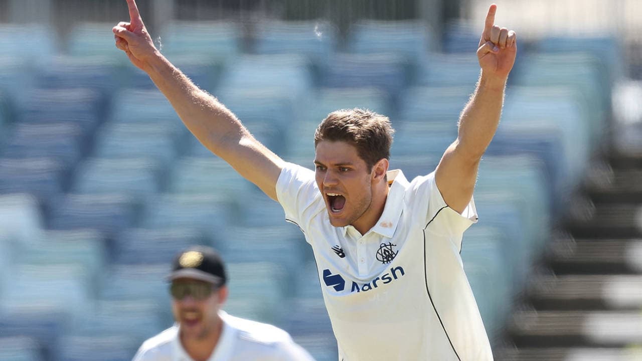 Last on the Table This Season. Now He's Captain. Aaron Hardie Takes on WA's Sheffield Shield Rebuild.